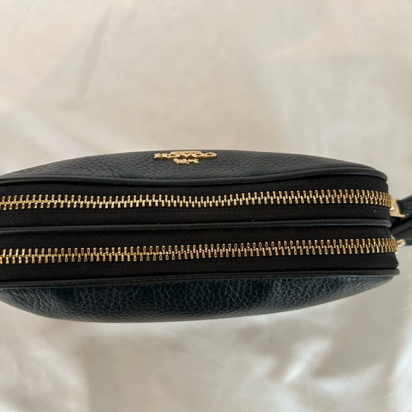 Coach Jamie Mini Camera Bag Black Pebbled Leather Crossbody - Picture 4 of 9